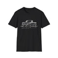 1972 Chevy C10 Pickup T-Shirt – Black Classic Truck Illustration Graphic Tee