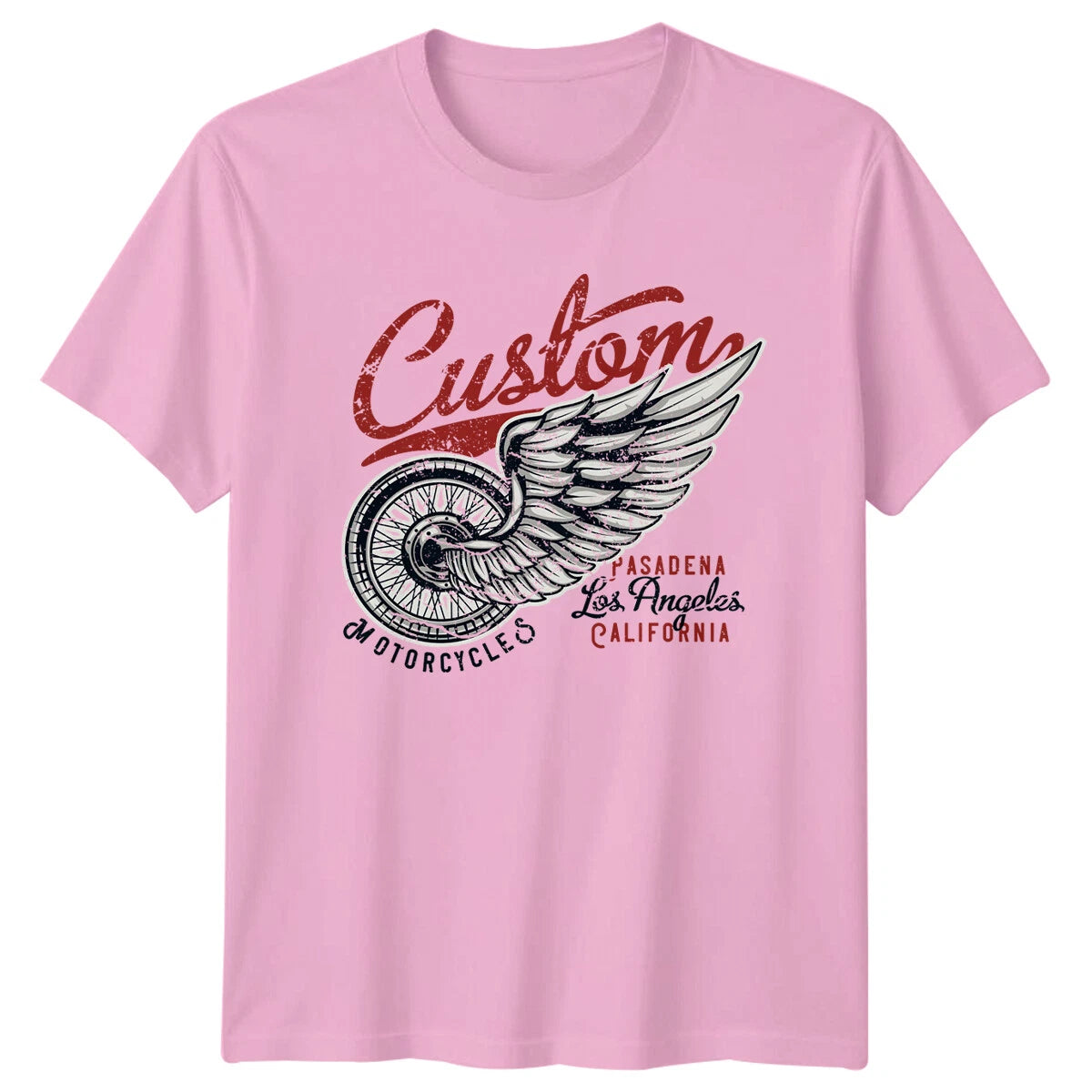 Custom Motorcycles Pasadena Los Angeles California Mens T-Shirt Womens Tee