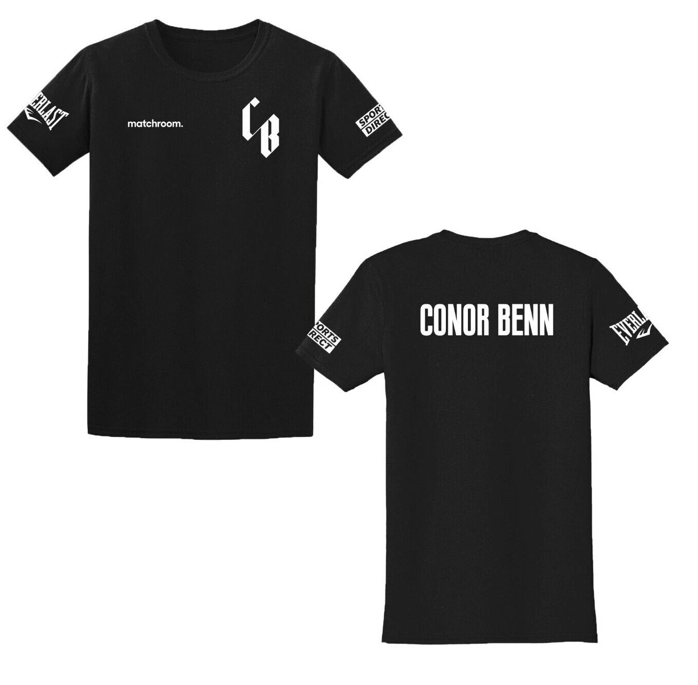 Conor Benn Black Boxing T-Shirt Size S M L XL 2XL
