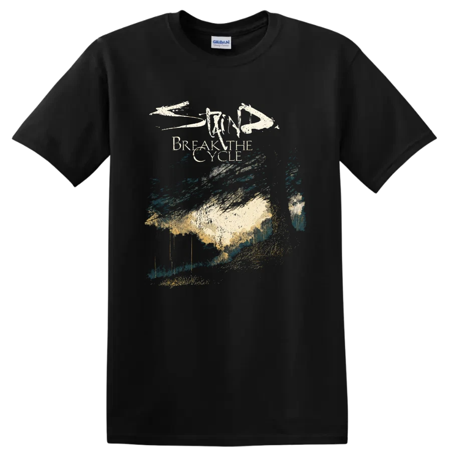 Staind Break The Cycle T Shirt Distressed Rock Album Art Graphic Vintage Tee