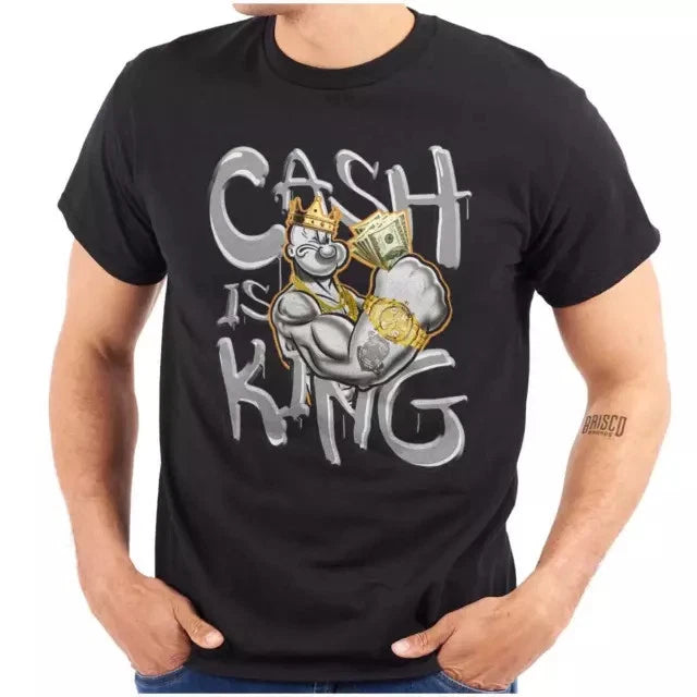 Popular! Urban Popeye the Sailor Man Cash is Cotton Tee S-3XL Australia