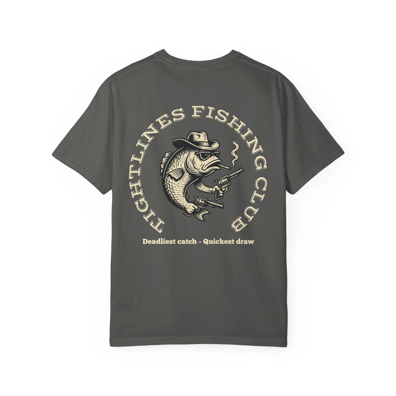 Casual outdoor streetwear, Tightlines Fishing club, Western Style