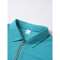 New Condition Men Collared Shirt Comfortable Fit Polyester Fiber Fabric