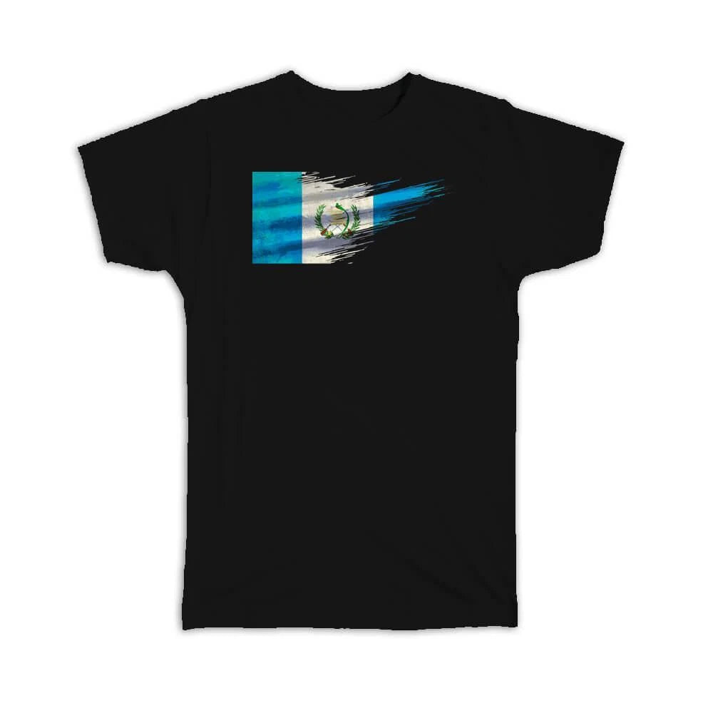 Gift T-Shirt : Guatemala Flag Modern Country Expat