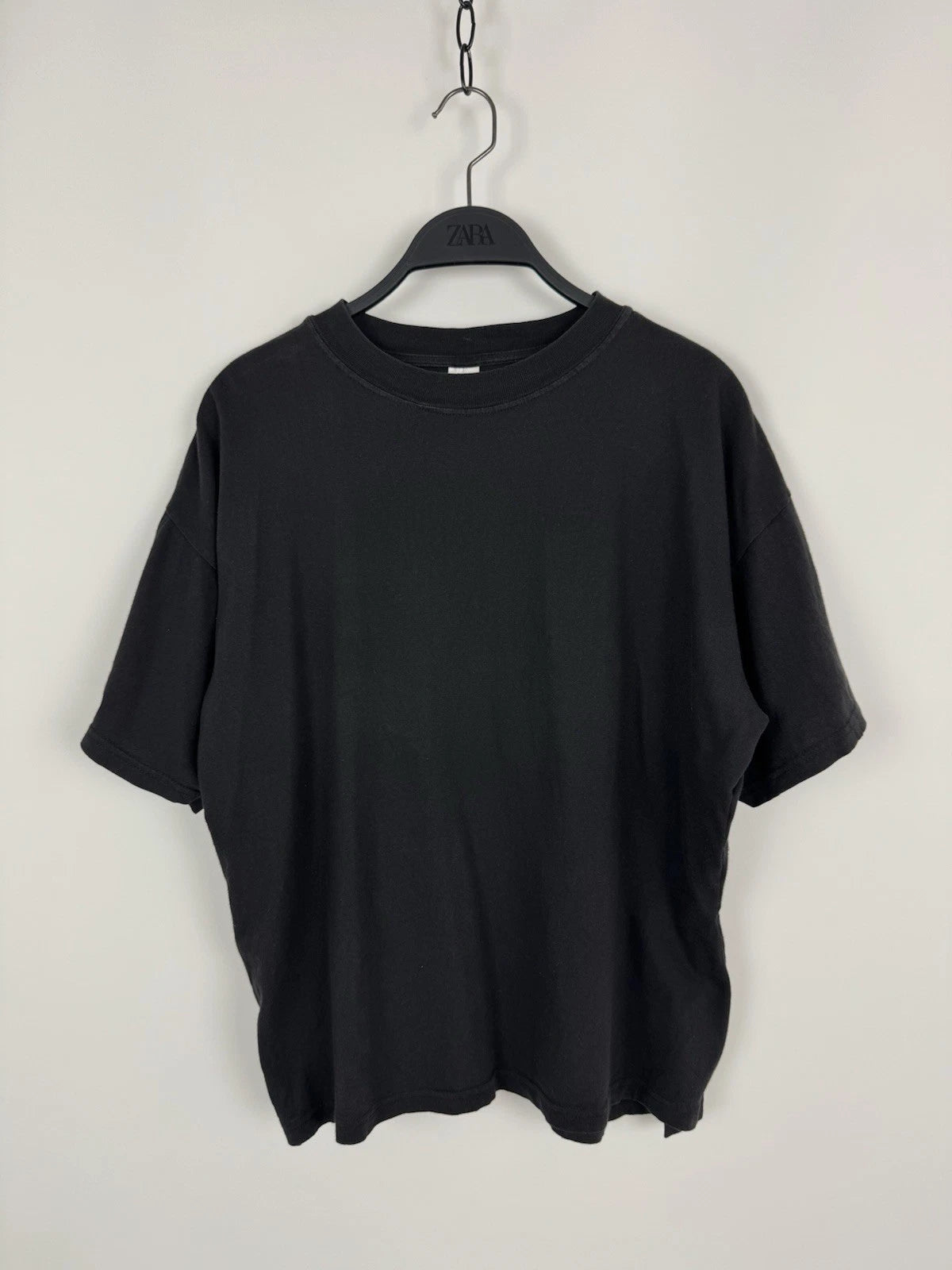 00’s Vintage Blank Black Boxy T-Shirt