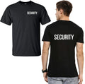 Security T-Shirt Workwear Uniform Police Staff Bouncer Doorman Bodyguard Tee Top