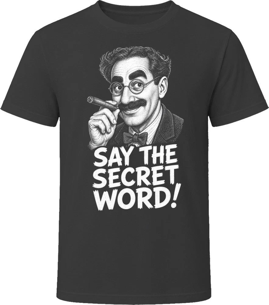 Groucho Marx Say The Secret Word Classic Comedy Legend T Shirt