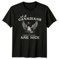 Not All Canadians Are Nice T-Shirt Canadian Goose Humor Canada