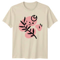Modern Botanical Abstract Minimalist Art T-Shirt Abstract Botanical Nature