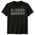 Illusion T-Shirt Urban Typography Streetwear Gift For Him And Her