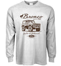 Ford Bronco T-shirt Mens Long Sleeve Graphic Tees Mens Clothing Accessories Gift
