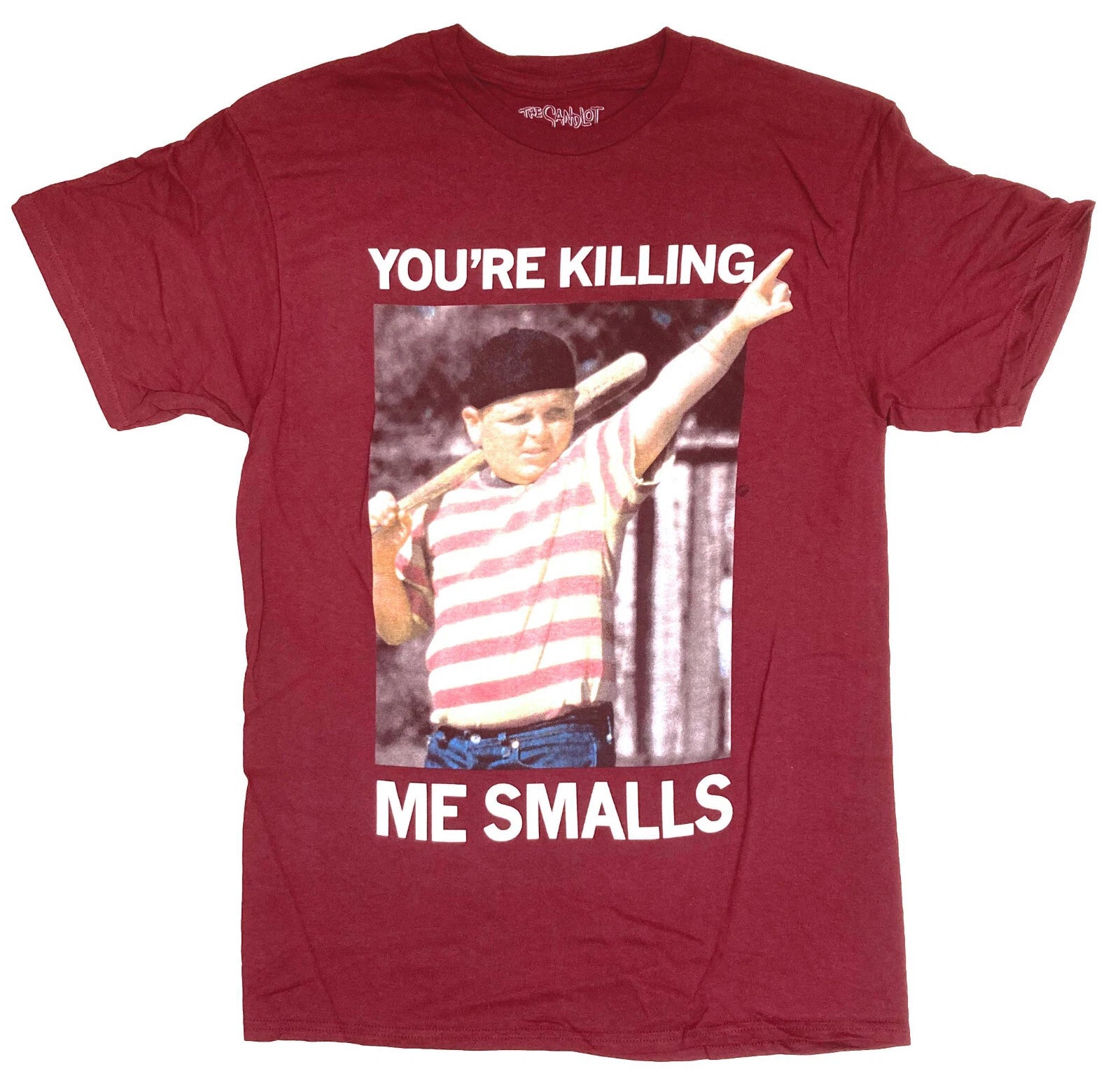 Sandlot You're Killing Me Smalls Men's Maroon T-Shirt New