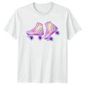 Rainbow Roller Skate T-Shirt Retro Roller Skating Gift For Him And Her