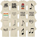 Minimalist Music Adult T-Shirt Musicians Retro Music Lover Gift
