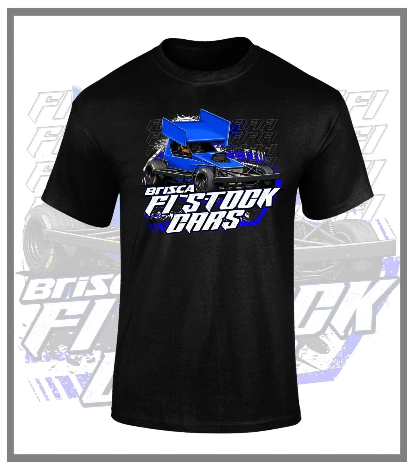 Brisca Stock Car F1 Tshirt  design Free Uk Delivery  Oval Contact Racing Sprint