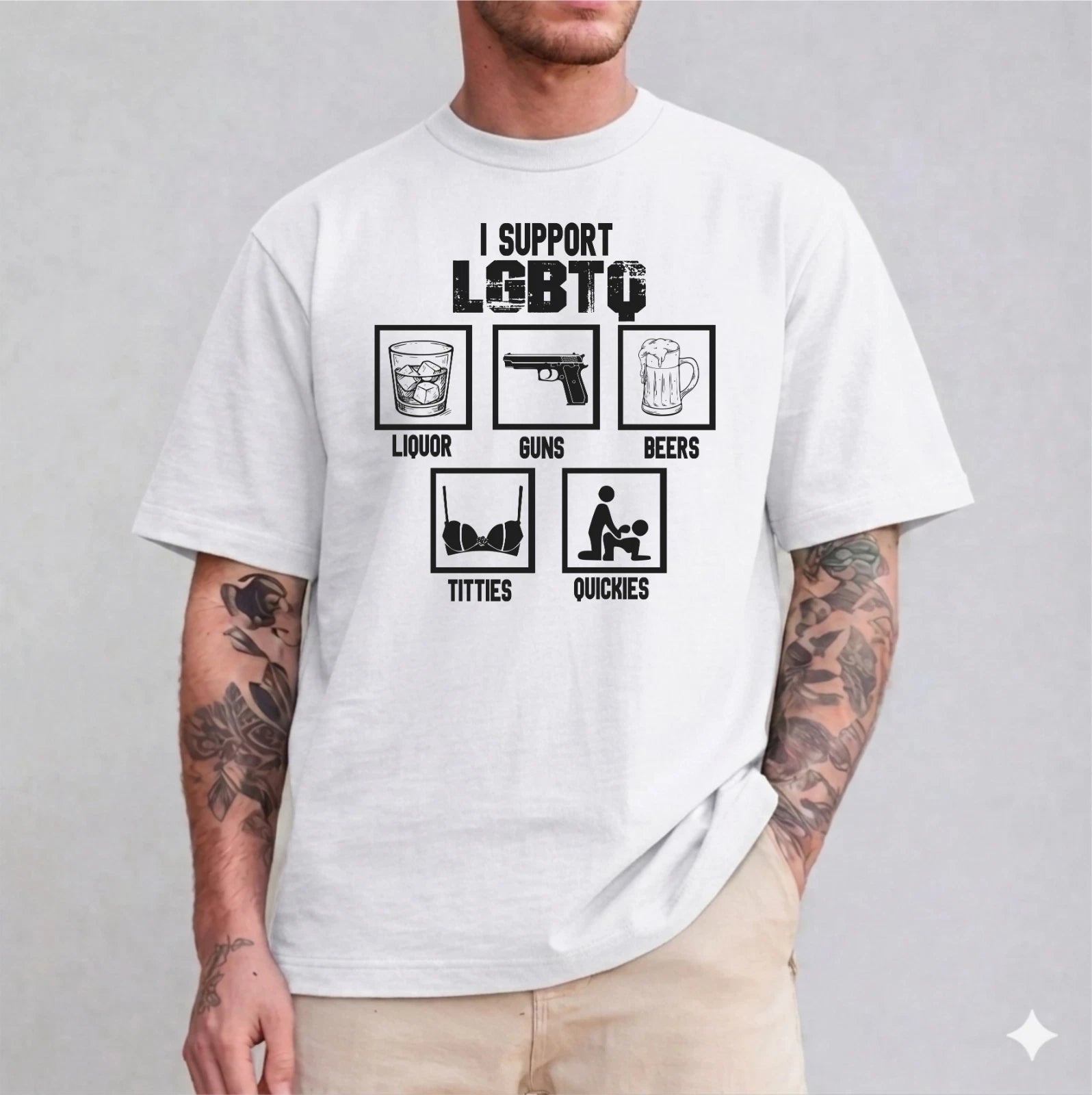 I Support LGBTQ T-Shirt, Funny Meme Shirt, Pride Month Tshirt, LGBTQ Support Tee