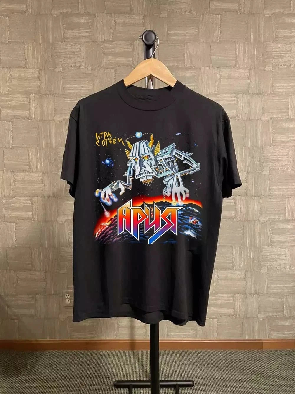 ARIA Band Игра с огнем Album T Shirt Full Size S 5XLFH1132