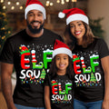 Elf Squad Christmas T-Shirt Merry Elf Crew Xmas Family Holiday Gift Shirt T-5046