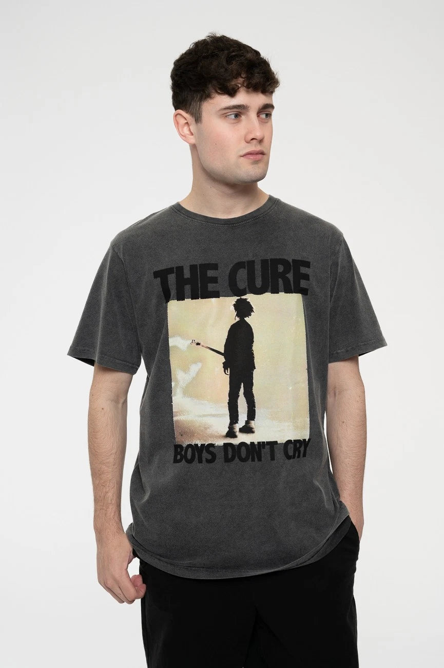 The Cure Boys Dont Cry Box Limited Edition 999 Only Premium Wash T Shirt