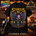 Sturgis 2026 Shirt 86th Motorcycle Rally Black Hills South Dakota Biker Tee