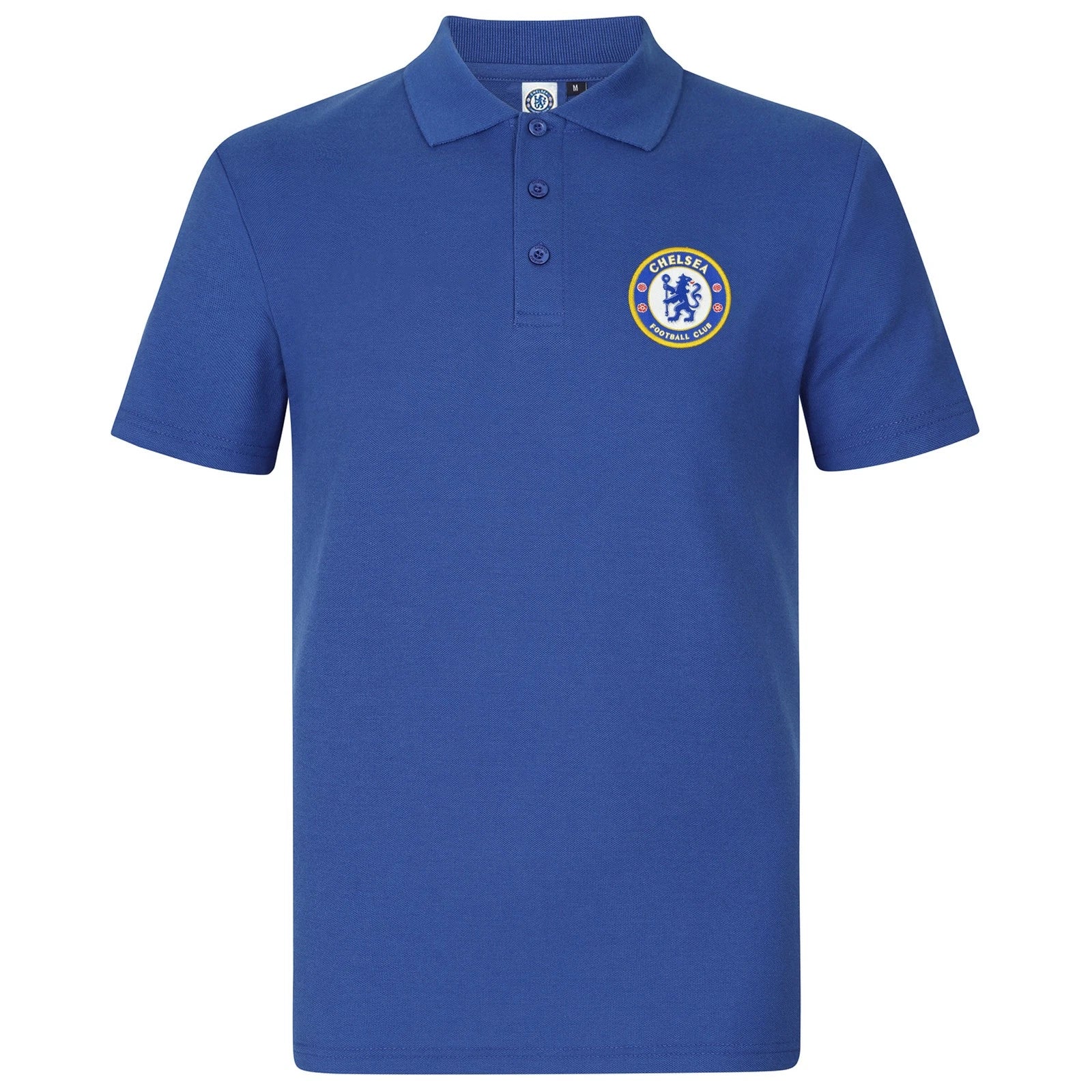 Chelsea Mens Polo Shirt Crest OFFICIAL Football Gift
