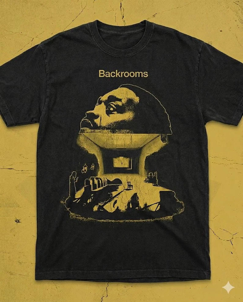 Vintage Backrooms Shirt, Retro Backrooms Horror Movie T-Shirt