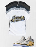 Lebron 23 Dreams & Nightmares Metallic Matching T-Shirt Custom Sneaker Match Tee