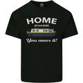 Home Is Where You Moor It Long Boat Barge Mens Light Cotton T-Shirt