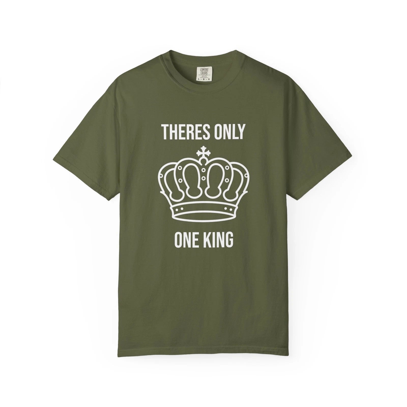 Theres Only One King T-shirt | Crown Graphic, Faith Shirt