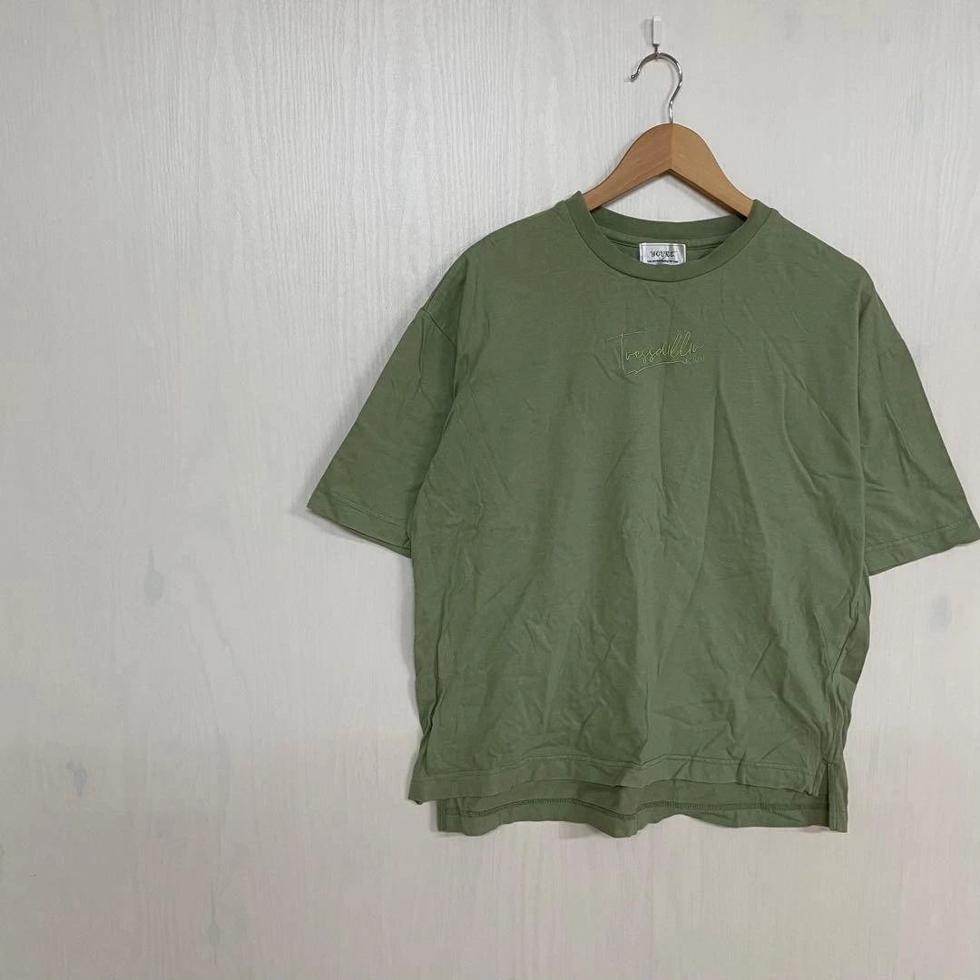 YOURT Men's L Olive Oversized T-shirt