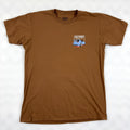 Eighty Eight Brand Fear Nothing Tokyo Japan Graphic Tee Shirt Mens Large L Brown