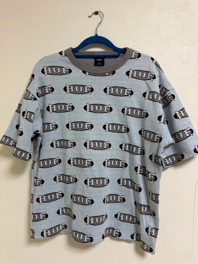 Huf T-Shirt Men's M Black Used 2-3 Times Logo Streetwear