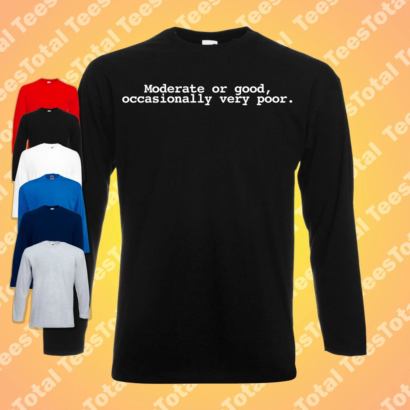 The Shipping Forecast Long Sleeve T-Shirt | Moderate Or Good, Occasionally Very