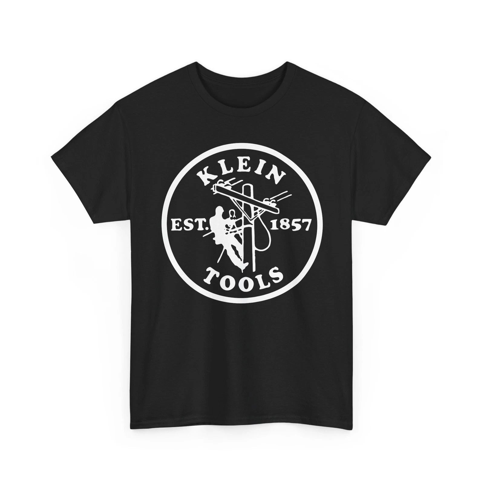 Electrician Logo Mens Tools Electrical Shirt for Men Unisex Heavy Cotton Tshirt