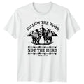 Follow The Word Not The T-Shirt Highland Cow Bible Verse Christian Gift For Him
