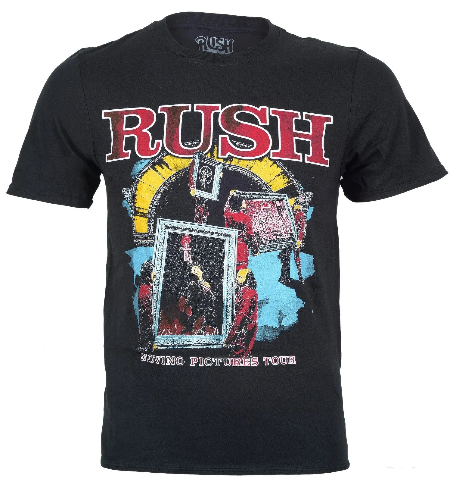 Official Rush T Shirt  Moving Pictures Album Art Collage Black New S M L XL XXL