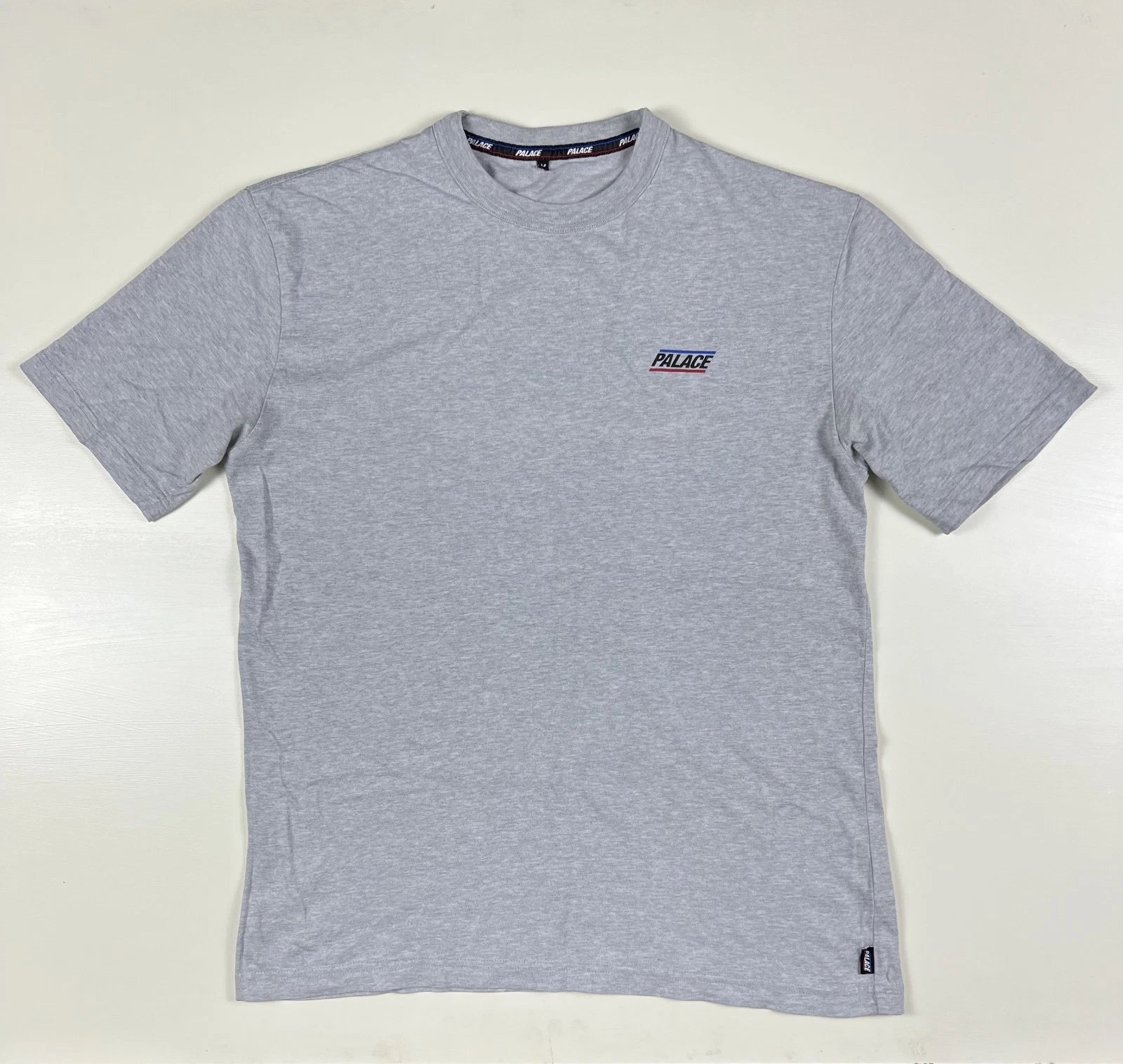 Palace Skateboards T-Shirt Mens Size M Simple Logo Grey