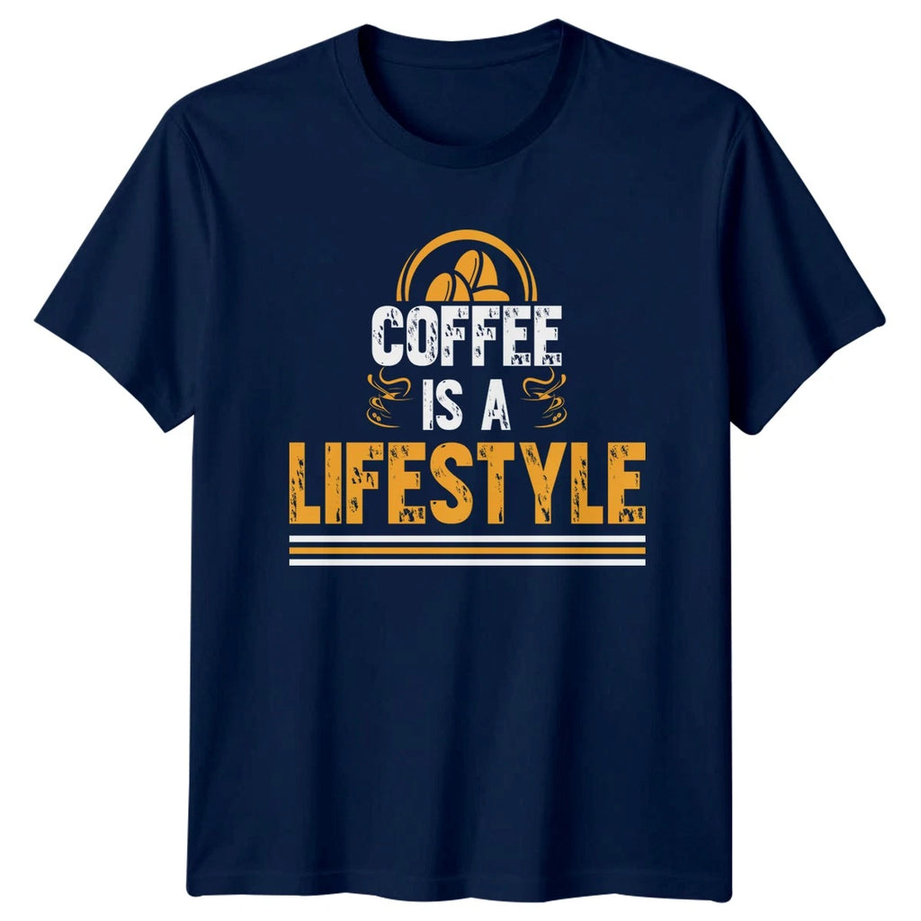 Coffee Is A Lifestyle T-Shirt Coffee Lover Coffee Birthday Gift For Him And Her