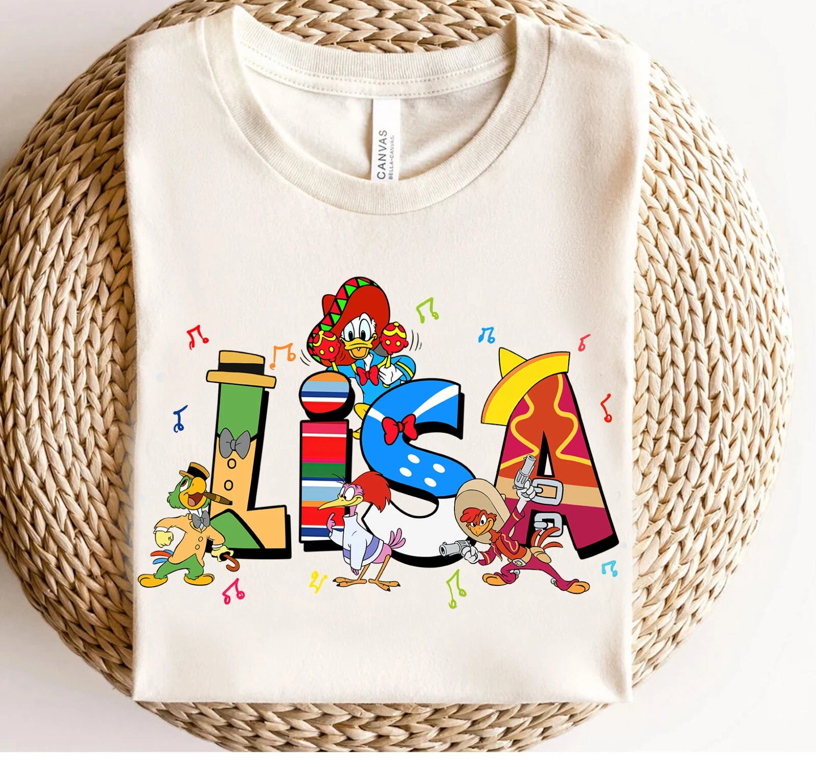 Custom Name The Three Caballeros Custom Kids Unisex Adult Kid Tee 320111043