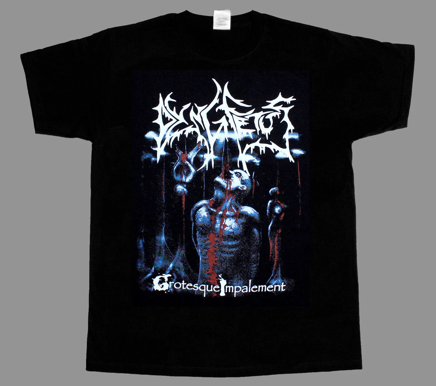 S-5XL DYING FETUS GROTESQUE IMPALEMENT DEATH METAL GRINDCORE NEW BLACK T-SHIRT