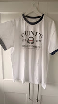 Official Jaws Quint's Shark Charter T-Shirt White/Blue Men XL Brand New with tag