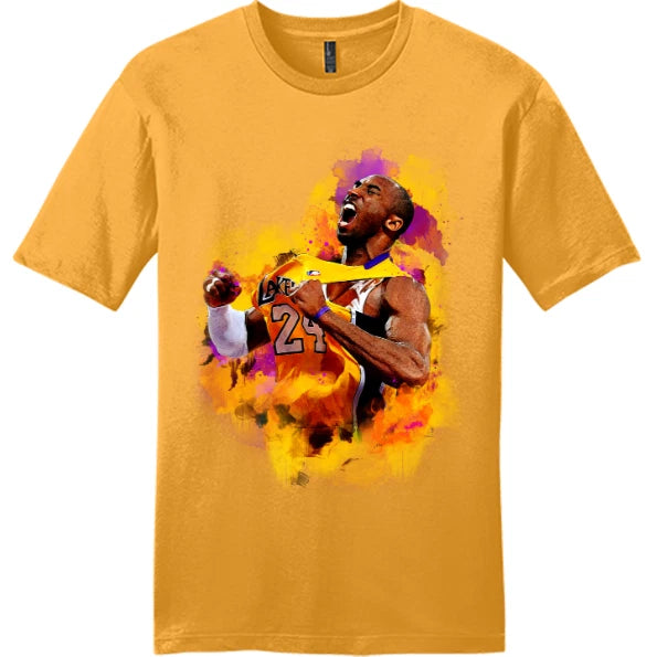 NEW Art Society LA LEGEND WATERCOLOR Tee Shirt GOLD SMALL-4XLARGE MADE IN USA