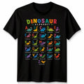 Dinosaur Alphabet Unisex T Shirt Trex Funny Dino Lover Gift Cotton Tee