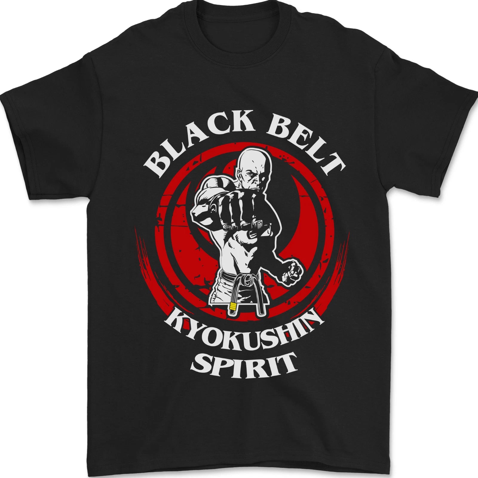 Kyokushin Spirit Karate Martial Arts MMA Mens T-Shirt 100% Cotton
