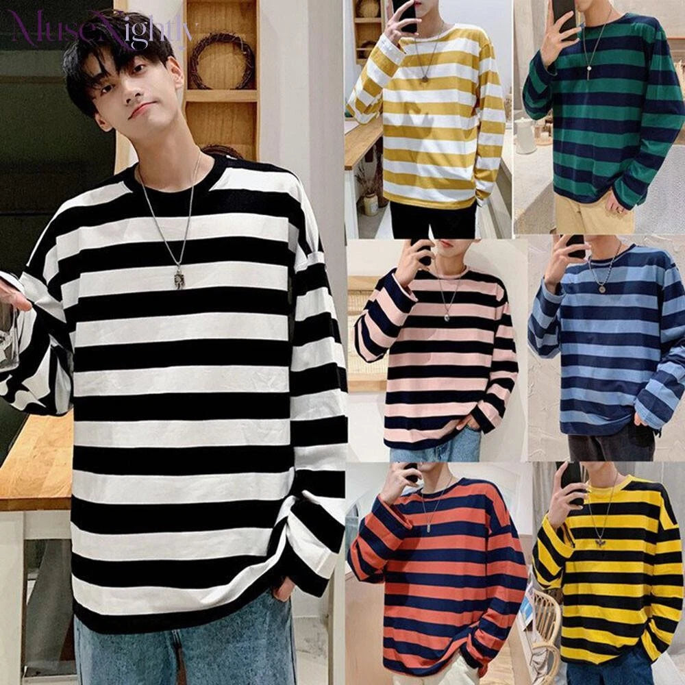 TOP T SHIRT FANCY DRESS AND LONG SLEEVE BLACK WHITE WHITE STRIPED SLEEVE