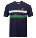 Fila Iggy Crew Neck T-Shirt Navy / Green