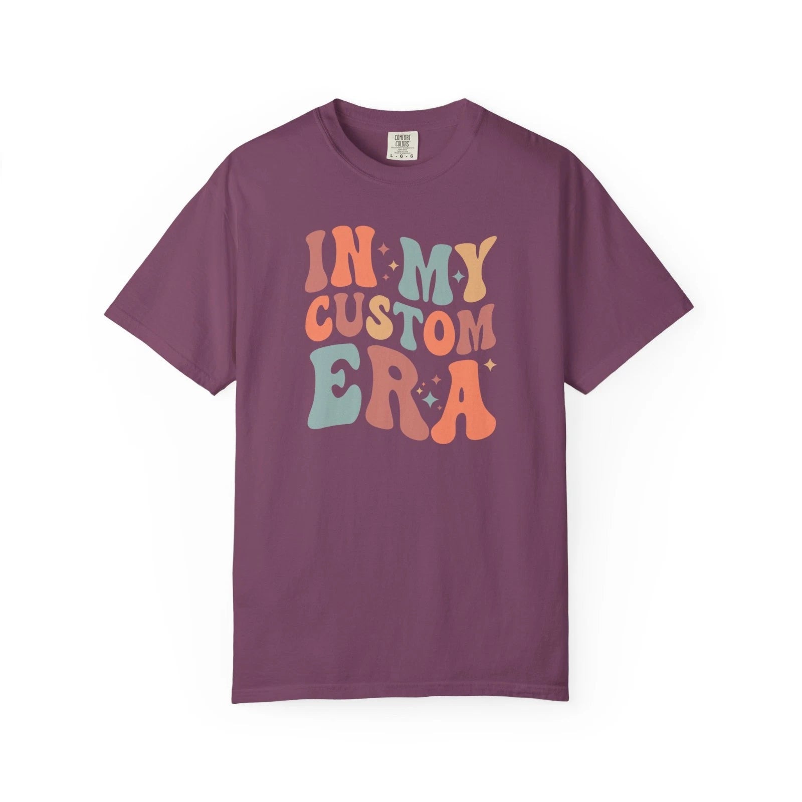 Personalized In My Era Shirt Custom Text Tee Retro Wavy Gift Unisex T Shirt