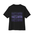 Halloween Themed Unisex Oversized Boxy Tee, Perfect for Fall Celebrations
