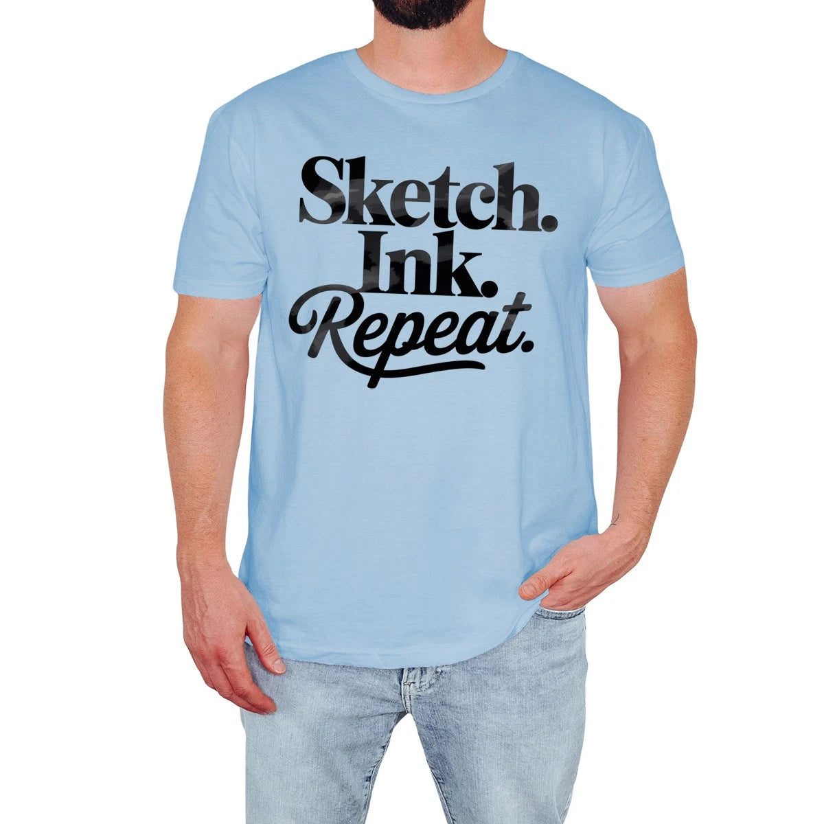 Sketch Ink Mens T-Shirt Creative Artist Motivation Funny Inspiration Gift