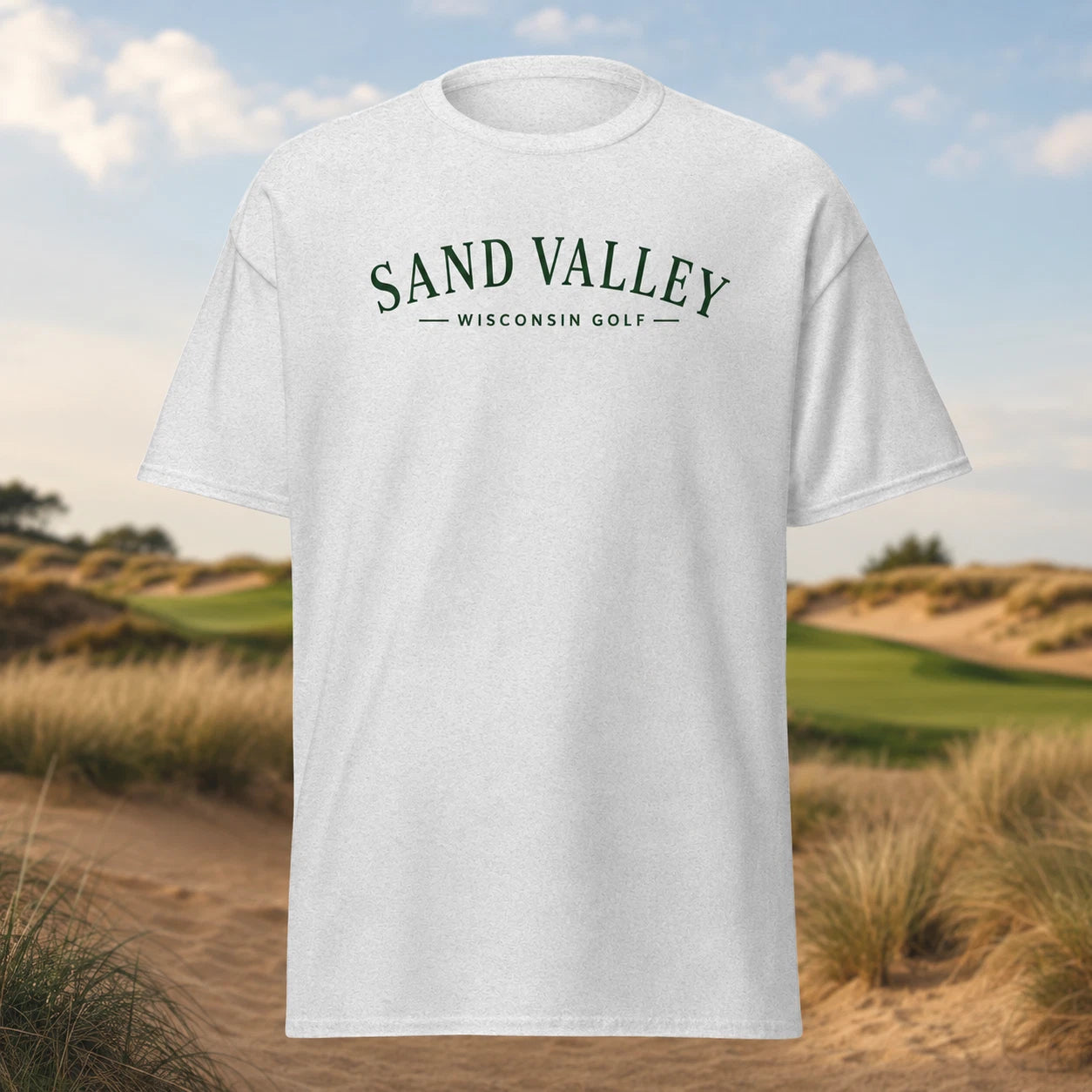 Sand Valley Golf Shirt Wisconsin Golf Course Tee Mens Golfer Gift Dad